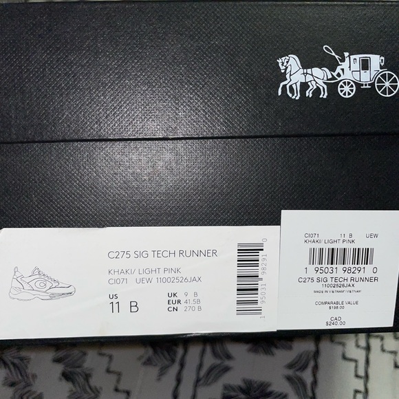 Coach Tek Runners sneakers size 11 - Picture 4 of 4